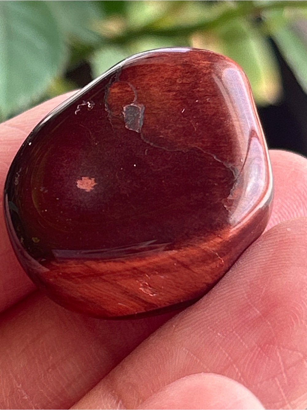 💎 Polished Red Tiger's Eye Tumbled Stone 9g